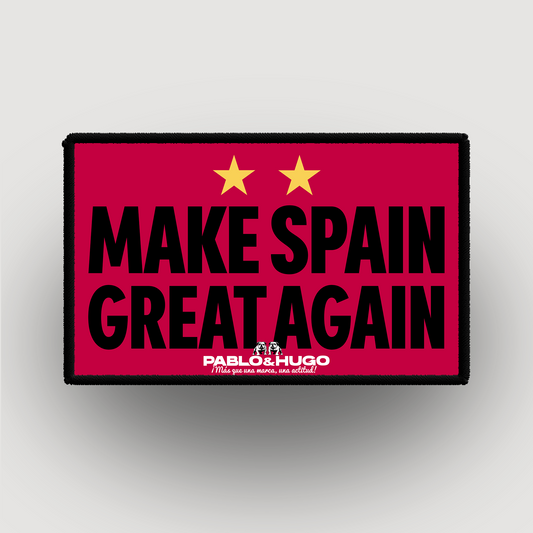 Parche intercambiable | Haz España grande de nuevo | Pablo y Hugo