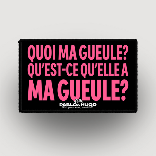 Interchangeable Patch | Quoi Ma Gueule | Pablo & Hugo