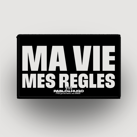 Patch Interchangeable | Ma Vie, Mes Règles | Pablo & Hugo