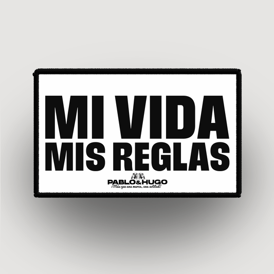Patch Interchangeable | Mi Vida Mis Reglas | Pablo & Hugo