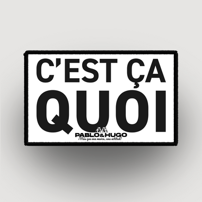Patch Interchangeable | C'est Ça Quoi... | Pablo & Hugo