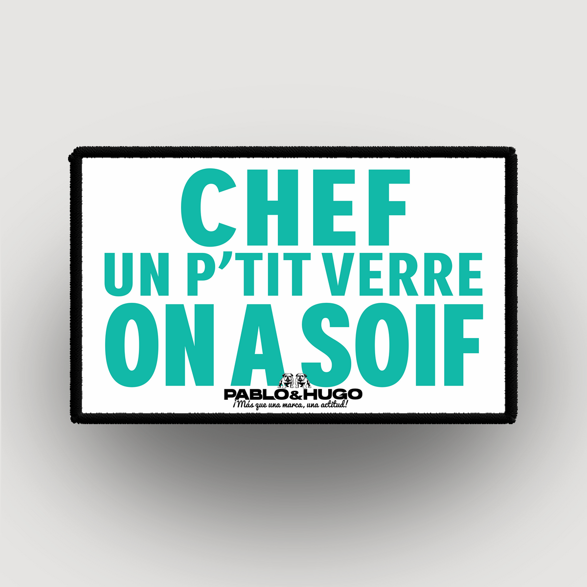 Patch Interchangeable | Chef Un P'tit Verre  | Pablo & Hugo