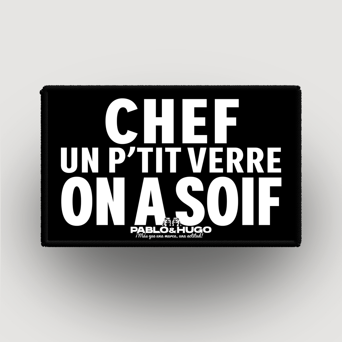 Patch Interchangeable | Chef Un P'tit Verre  | Pablo & Hugo