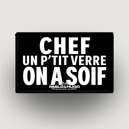 Patch Interchangeable | Chef Un P'tit Verre  | Pablo & Hugo