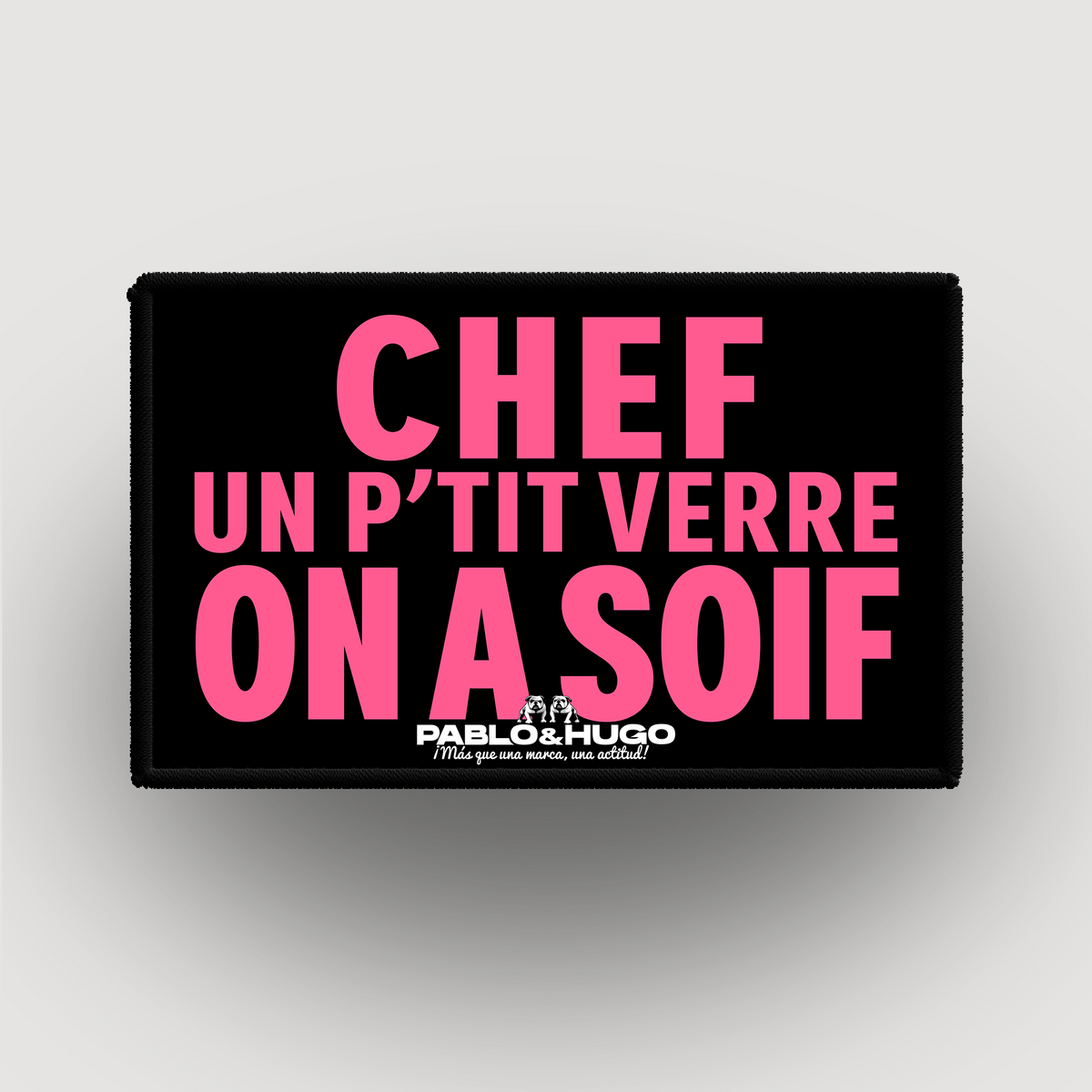 Patch Interchangeable | Chef Un P'tit Verre  | Pablo & Hugo