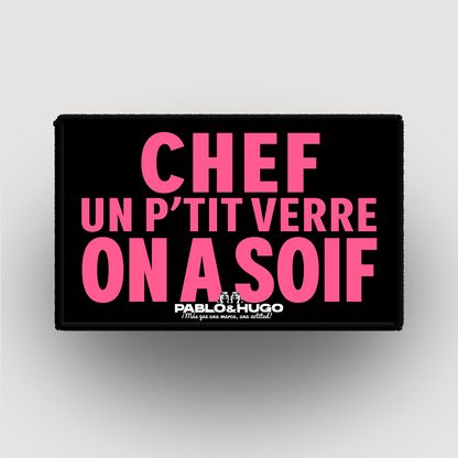 Patch Interchangeable | Chef Un P'tit Verre  | Pablo & Hugo