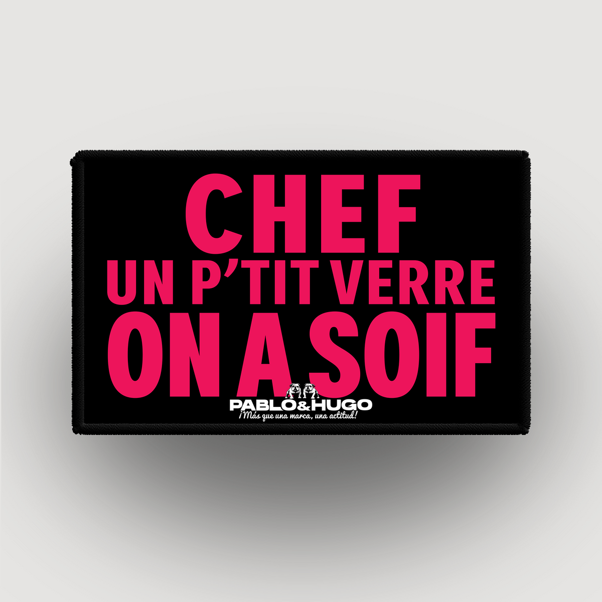Patch Interchangeable | Chef Un P'tit Verre  | Pablo & Hugo