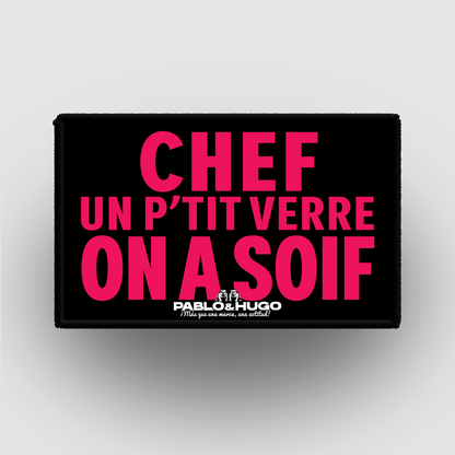 Patch Interchangeable | Chef Un P'tit Verre  | Pablo & Hugo