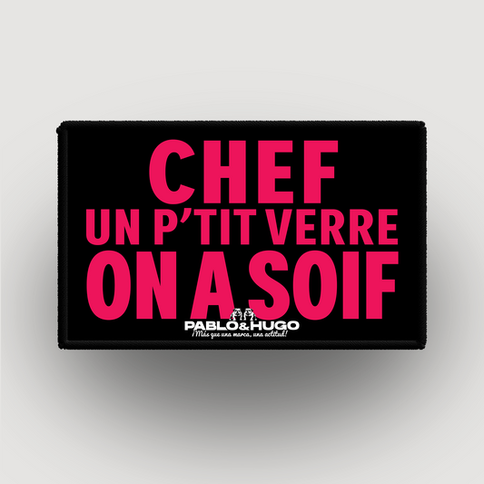 Patch Interchangeable | Chef Un P'tit Verre  | Pablo & Hugo
