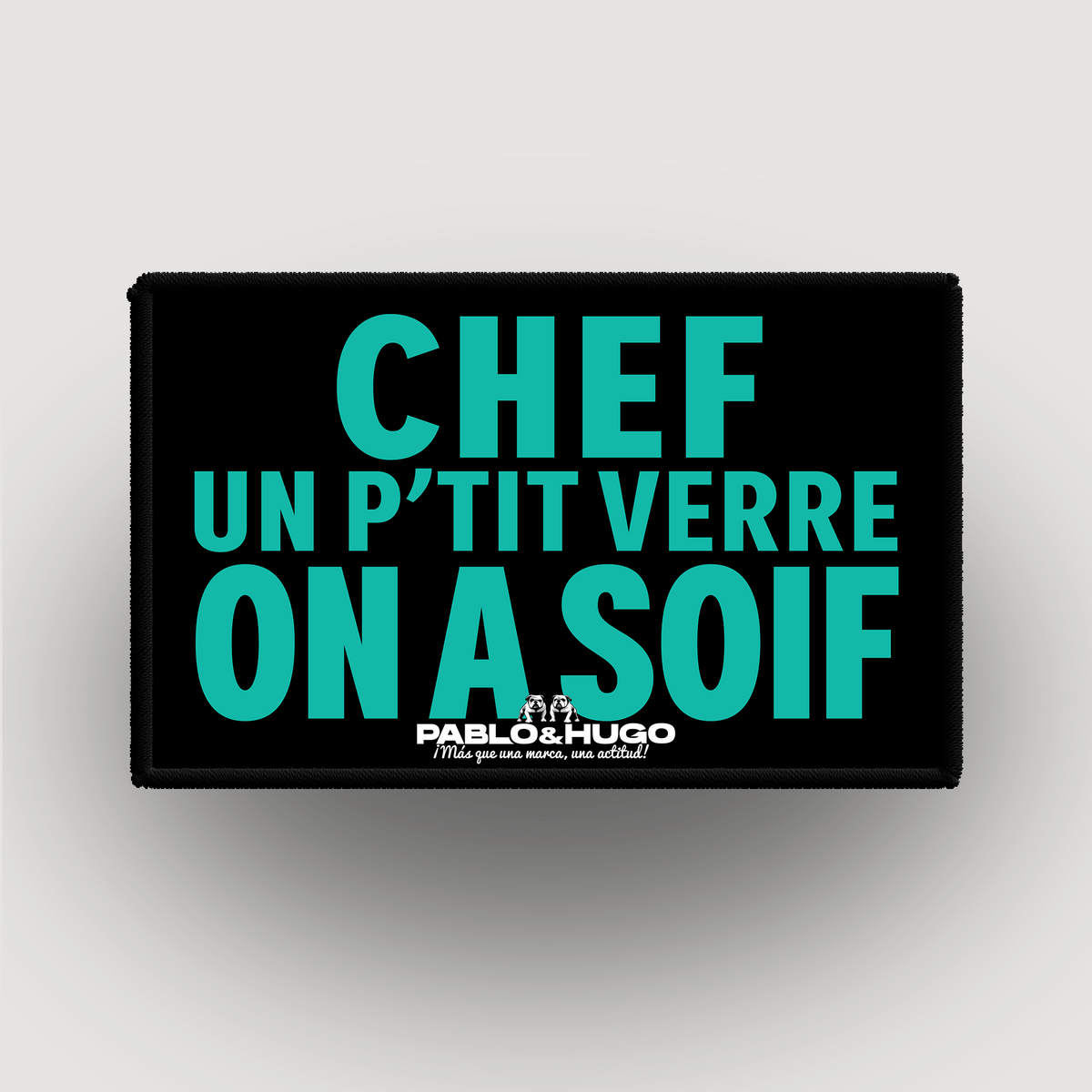 Patch Interchangeable | Chef Un P'tit Verre  | Pablo & Hugo