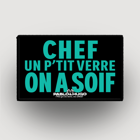 Patch Interchangeable | Chef Un P'tit Verre  | Pablo & Hugo