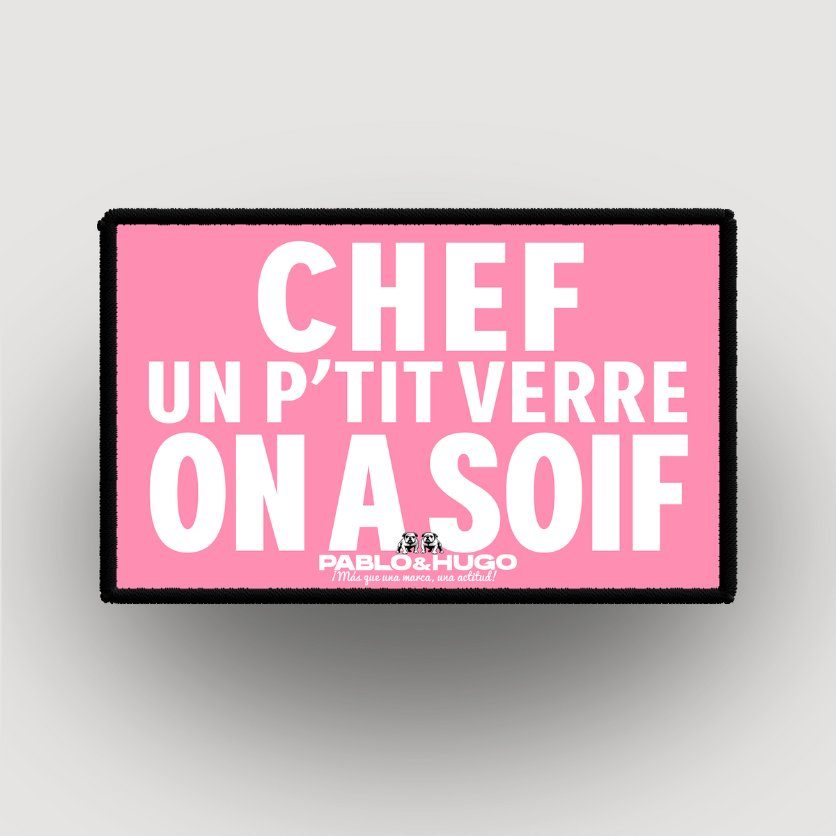 Patch Interchangeable | Chef Un P'tit Verre  | Pablo & Hugo