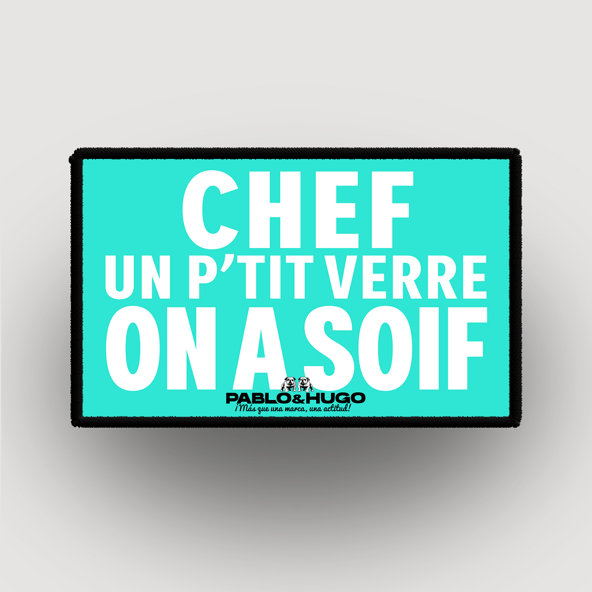 Patch Interchangeable | Chef Un P'tit Verre  | Pablo & Hugo