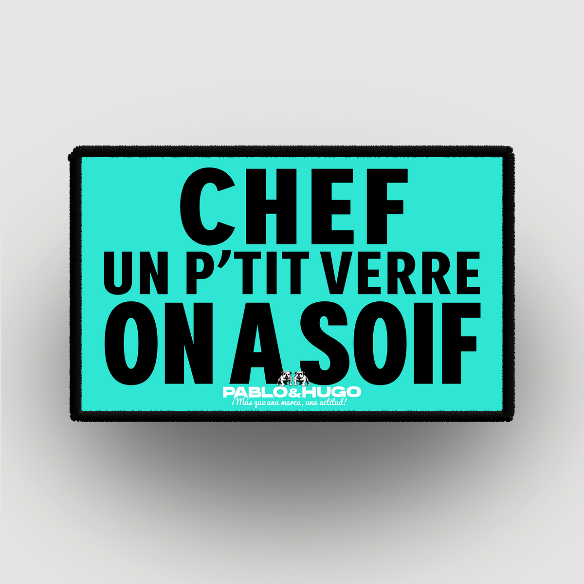 Patch Interchangeable | Chef Un P'tit Verre  | Pablo & Hugo