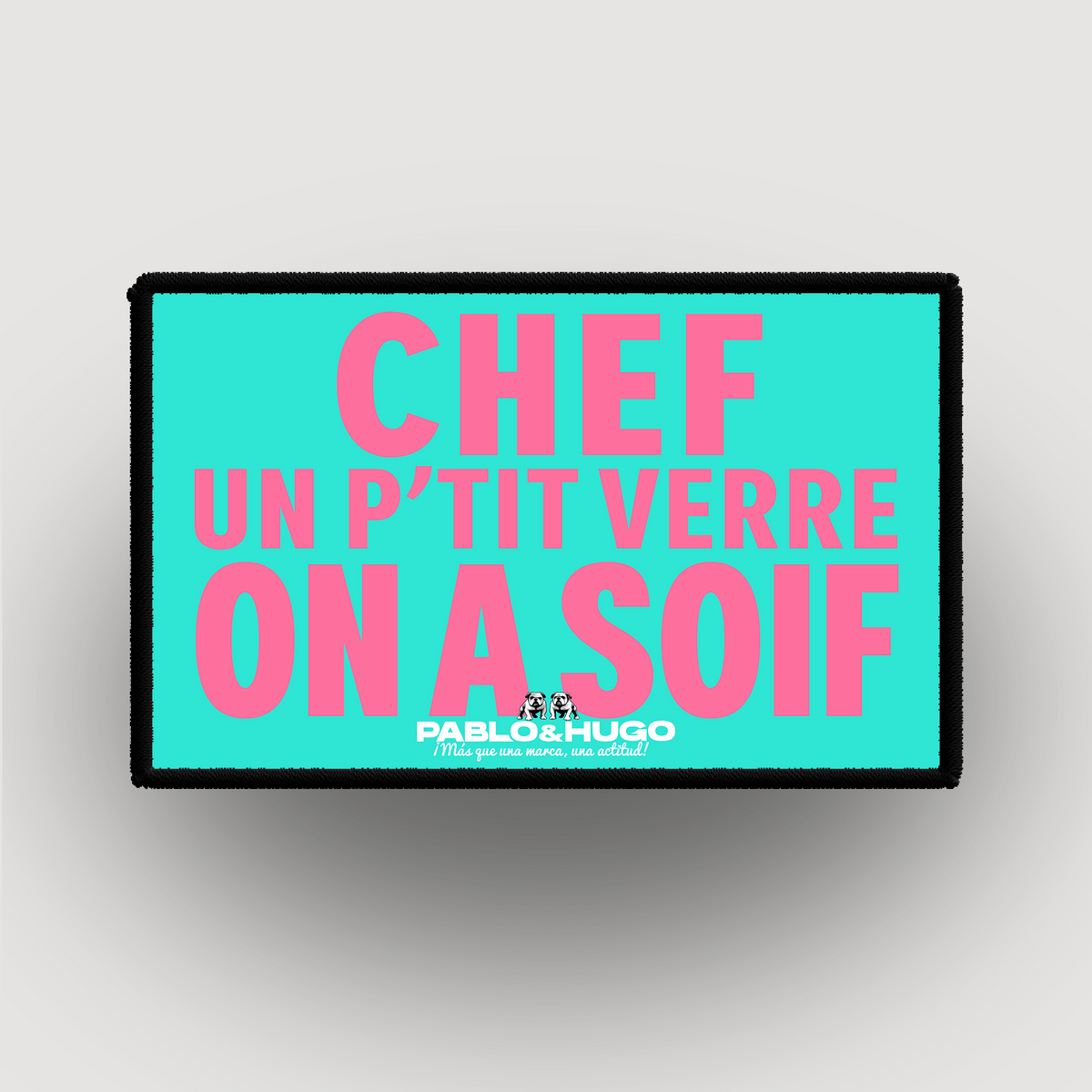 Patch Interchangeable | Chef Un P'tit Verre  | Pablo & Hugo
