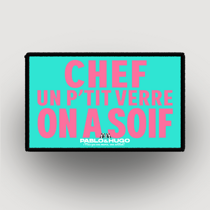 Patch Interchangeable | Chef Un P'tit Verre  | Pablo & Hugo