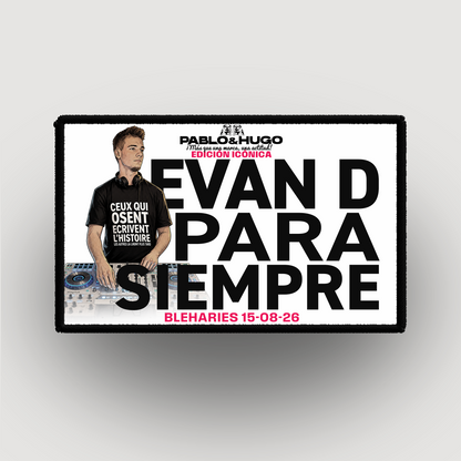 Patch Interchangeable | EDICIÓN ICÓNICA | EVAN D. PARA SIEMPRE | Pablo & Hugo