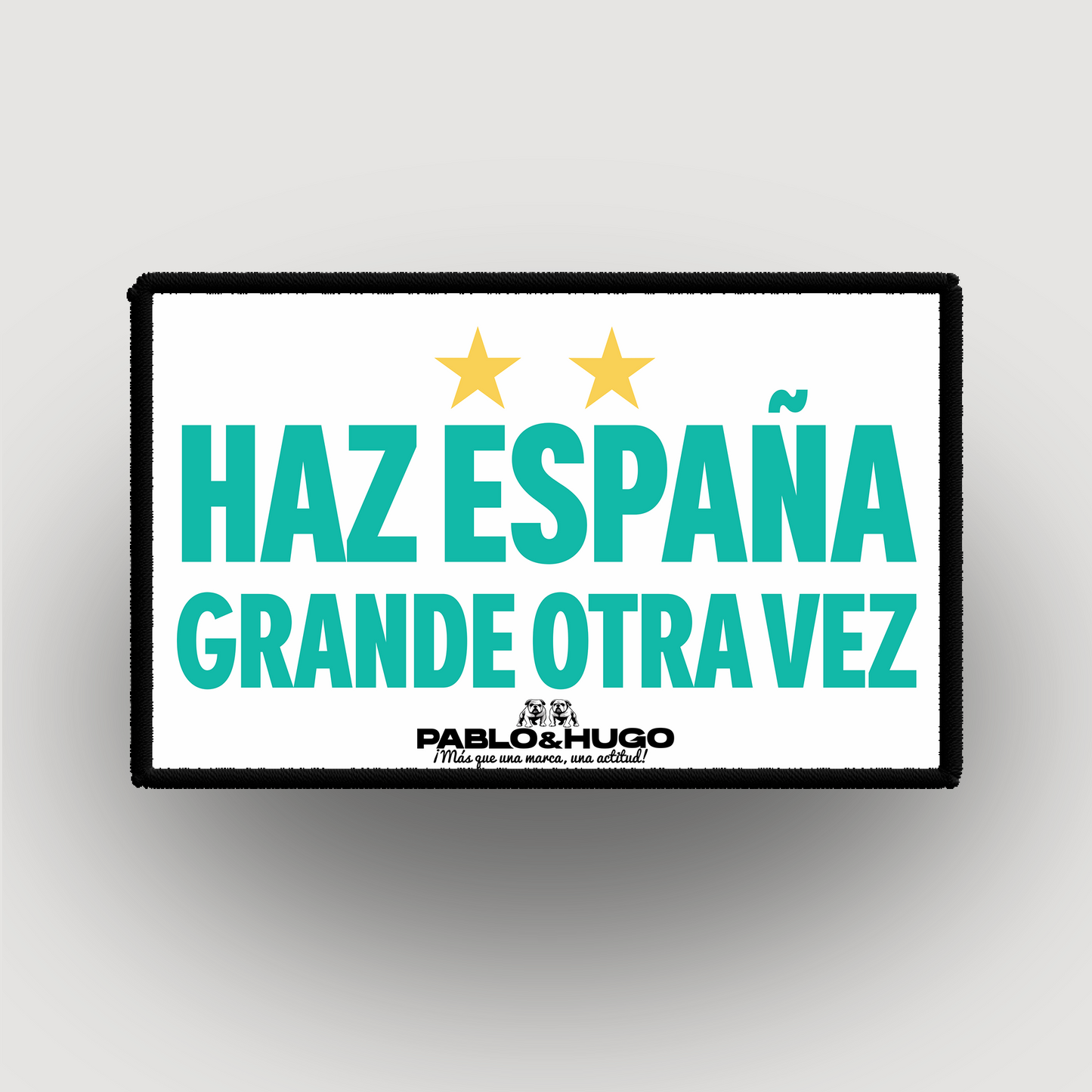 Parche intercambiable | Haz España grande de nuevo | Pablo y Hugo