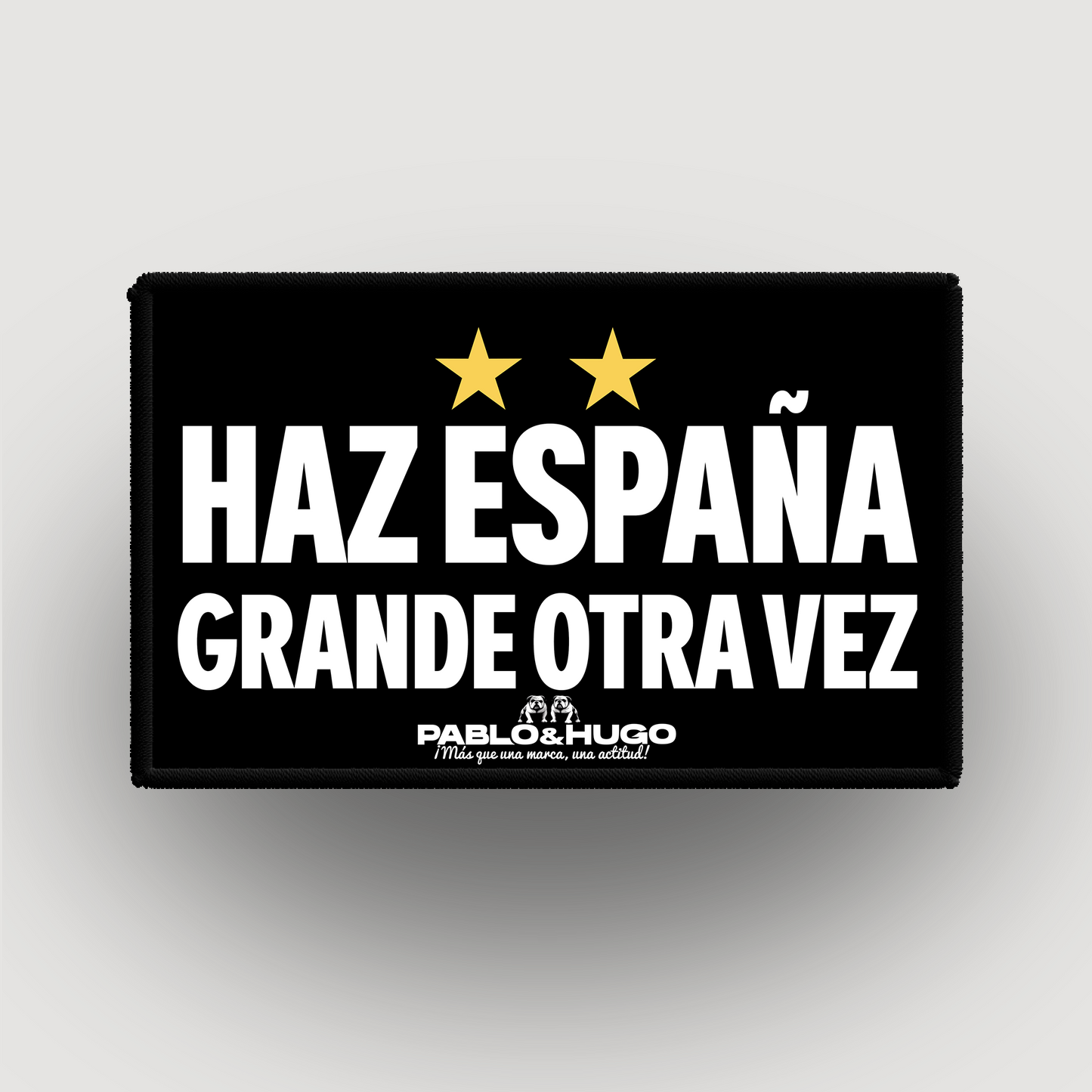 Parche intercambiable | Haz España grande de nuevo | Pablo y Hugo