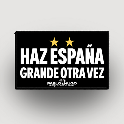 Parche intercambiable | Haz España grande de nuevo | Pablo y Hugo