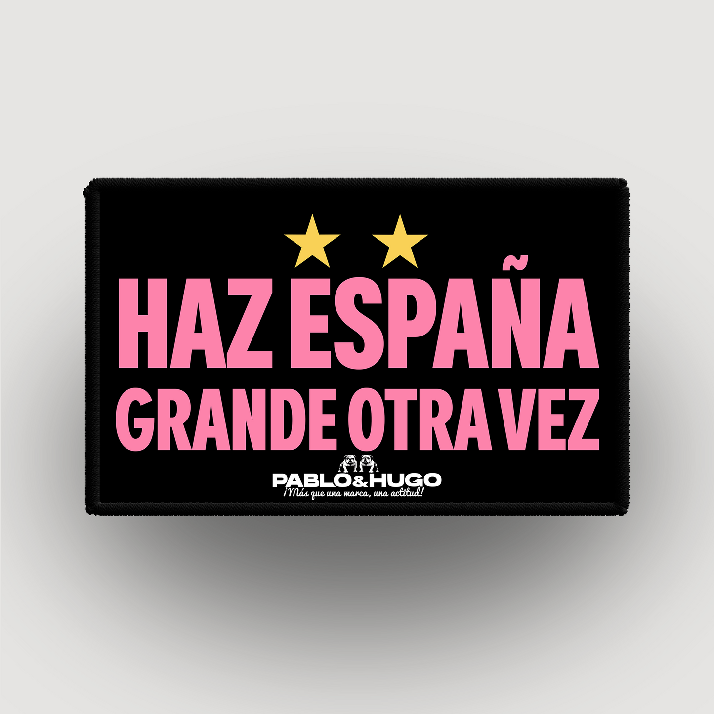 Parche intercambiable | Haz España grande de nuevo | Pablo y Hugo