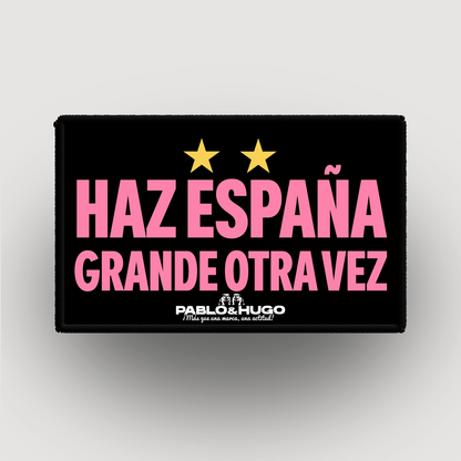 Parche intercambiable | Haz España grande de nuevo | Pablo y Hugo