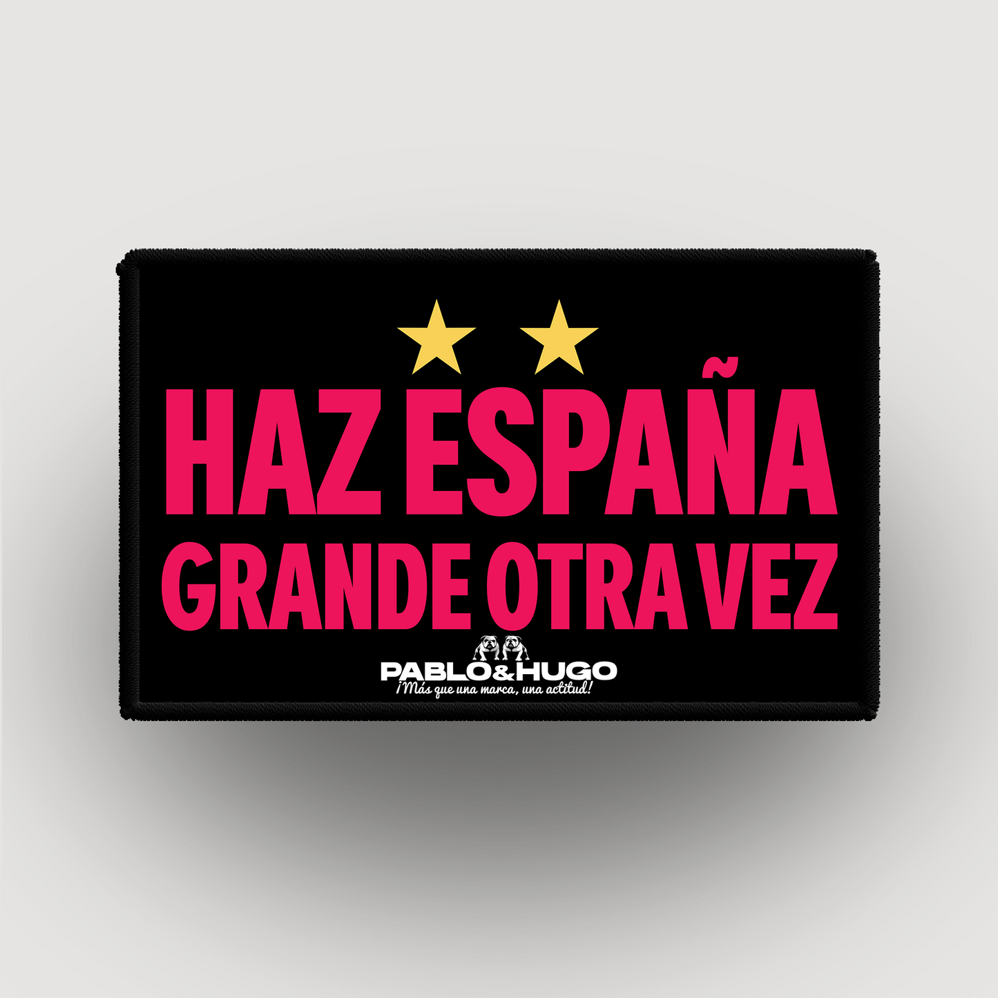 Parche intercambiable | Haz España grande de nuevo | Pablo y Hugo