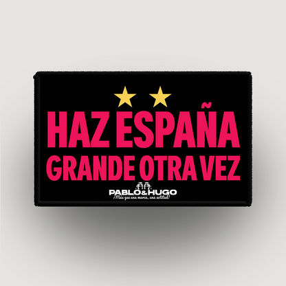 Parche intercambiable | Haz España grande de nuevo | Pablo y Hugo