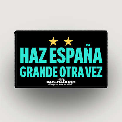 Parche intercambiable | Haz España grande de nuevo | Pablo y Hugo