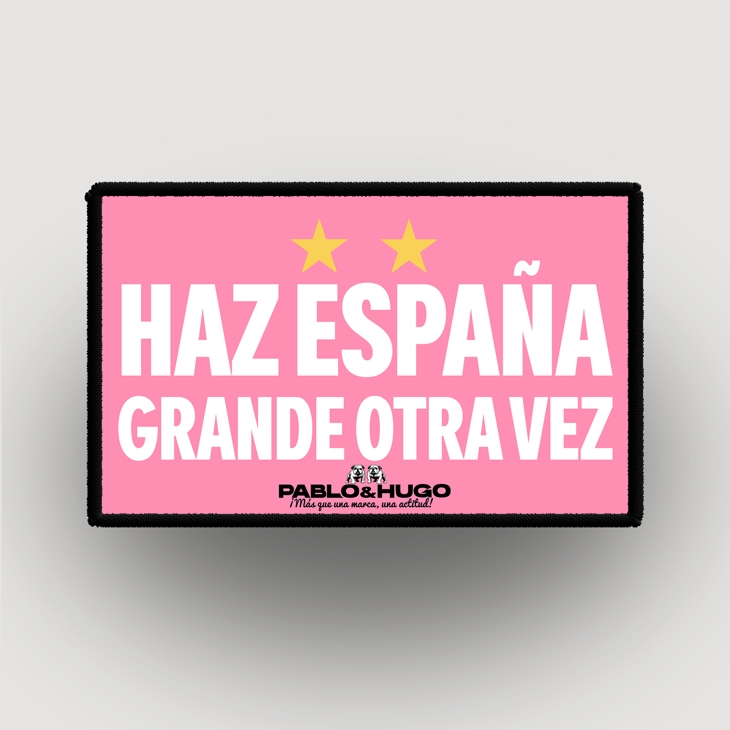 Parche intercambiable | Haz España grande de nuevo | Pablo y Hugo