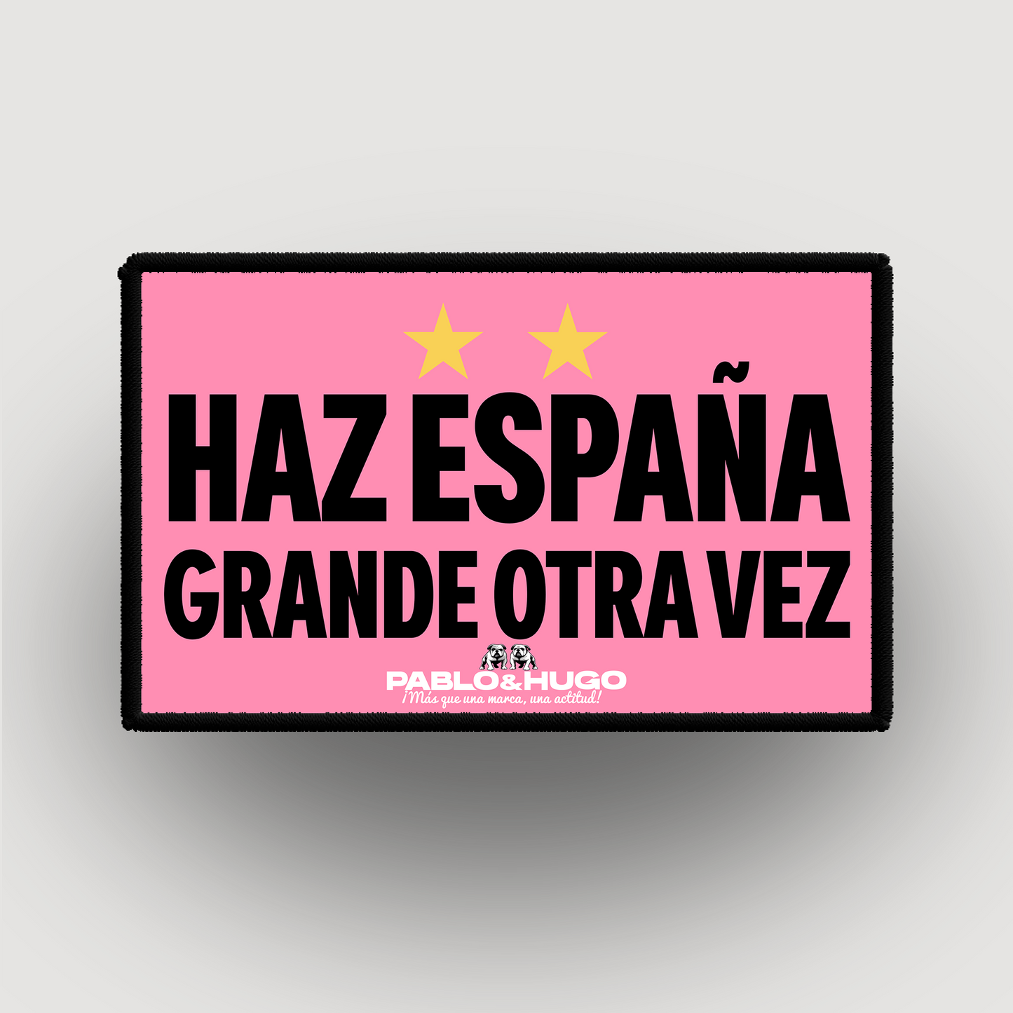 Parche intercambiable | Haz España grande de nuevo | Pablo y Hugo