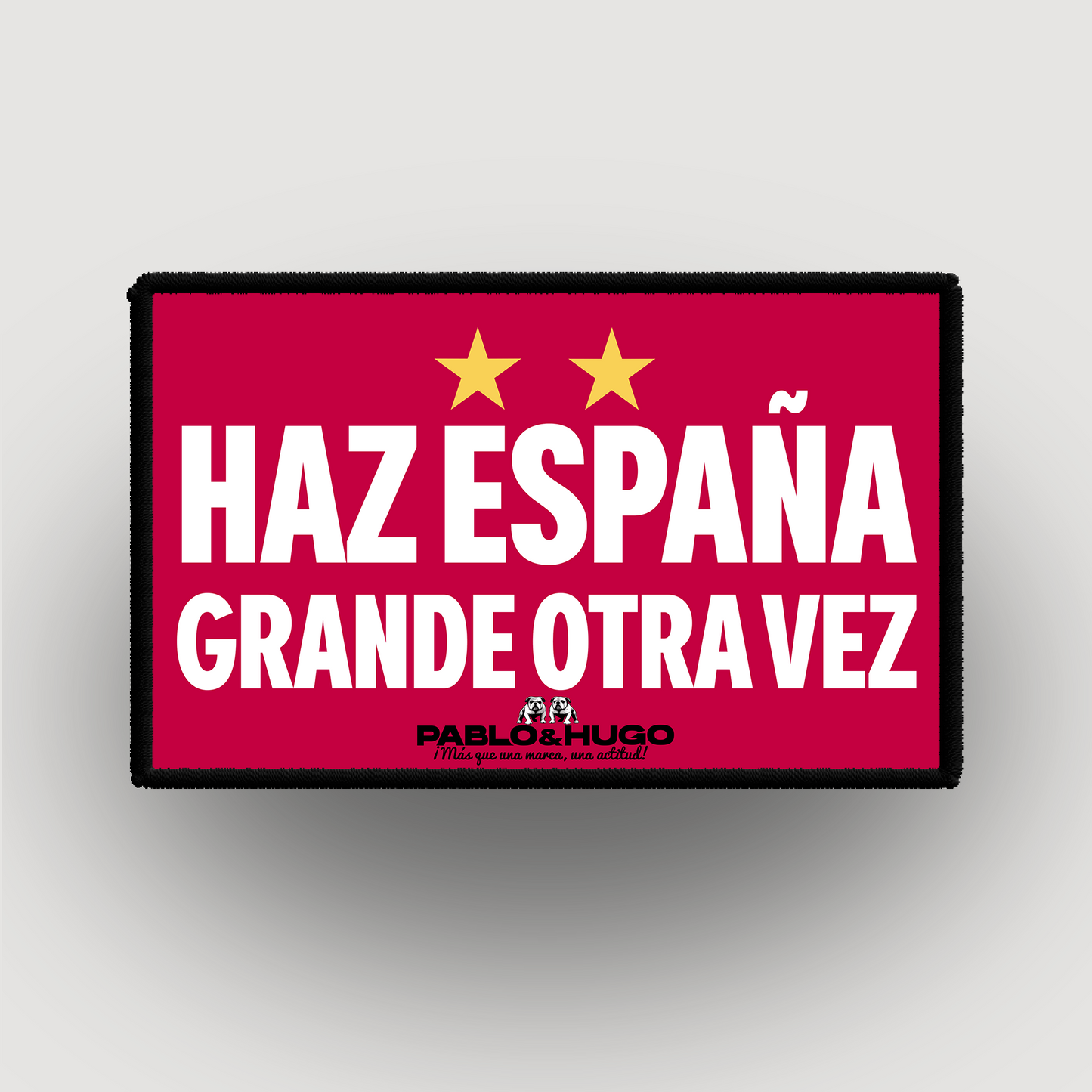 Parche intercambiable | Haz España grande de nuevo | Pablo y Hugo