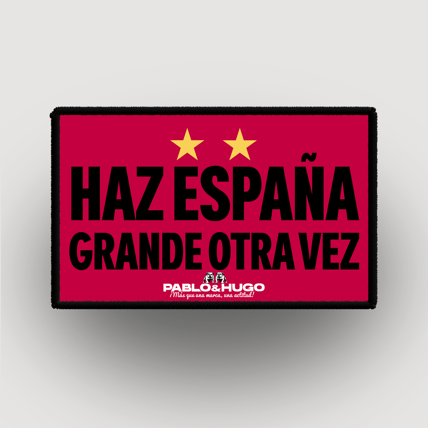 Parche intercambiable | Haz España grande de nuevo | Pablo y Hugo