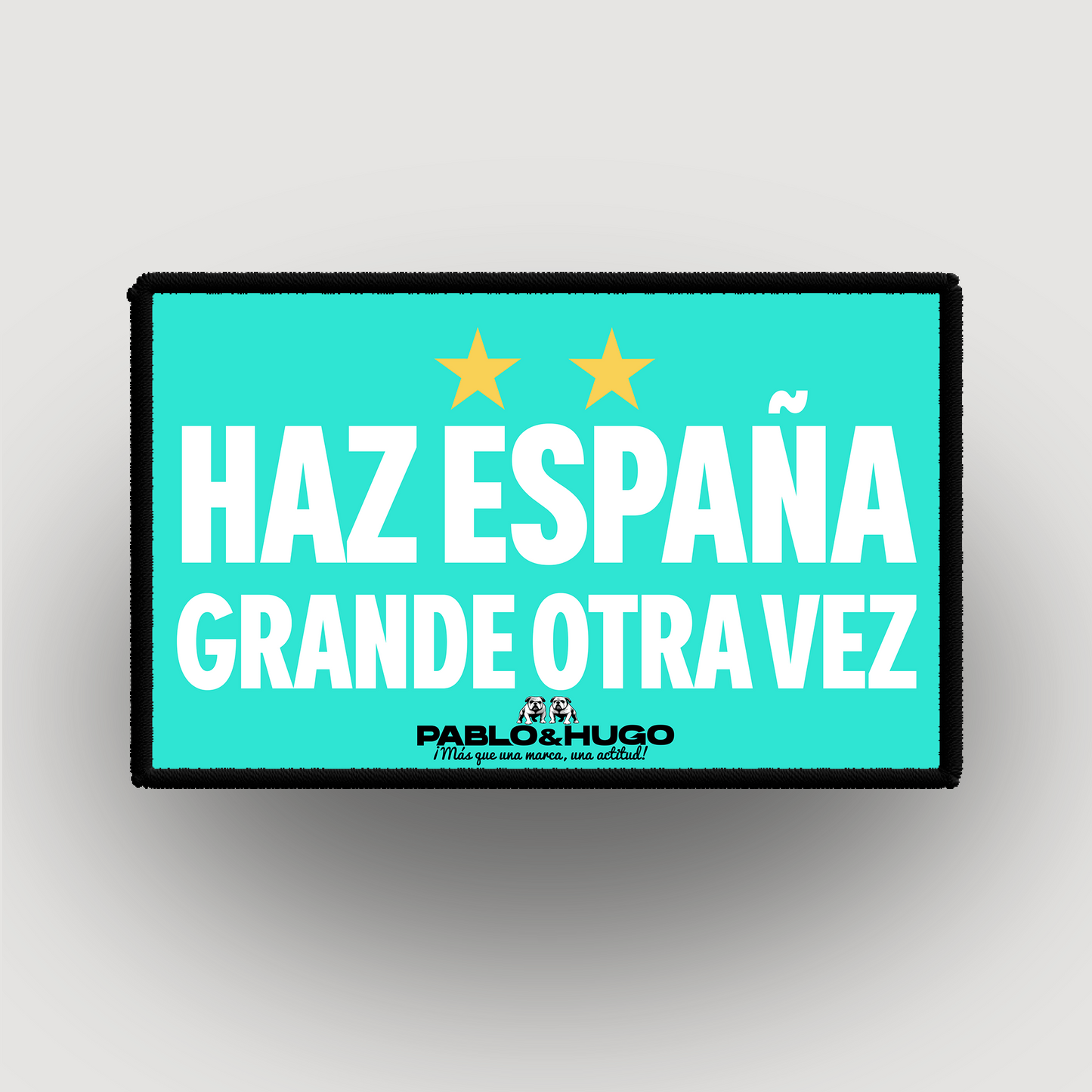 Parche intercambiable | Haz España grande de nuevo | Pablo y Hugo