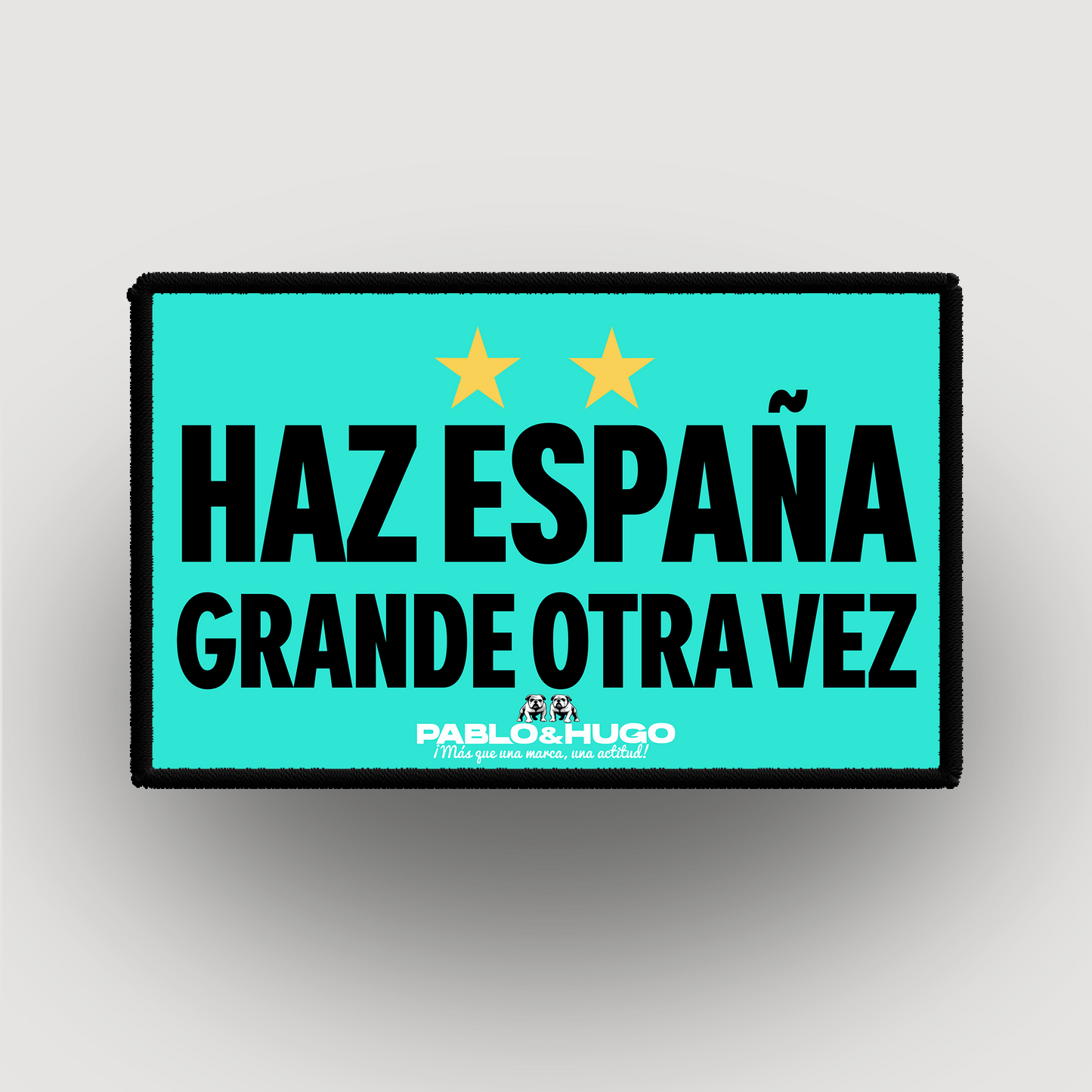 Parche intercambiable | Haz España grande de nuevo | Pablo y Hugo