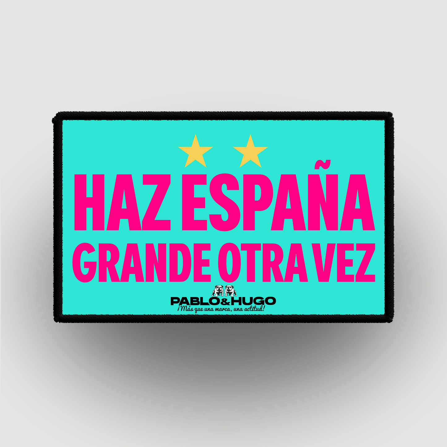 Parche intercambiable | Haz España grande de nuevo | Pablo y Hugo
