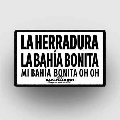 Parche Intercambiable | La Herradura | La Bahía Bonita | Pablo y Hugo