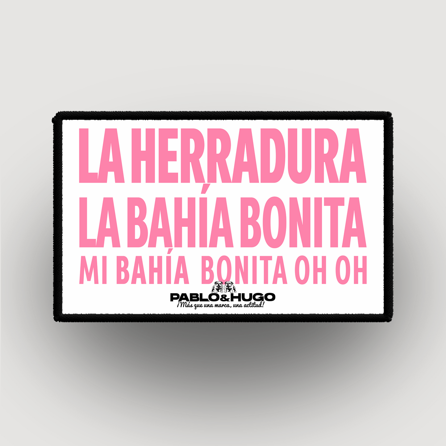 Parche Intercambiable | La Herradura | La Bahía Bonita | Pablo y Hugo