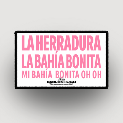 Parche Intercambiable | La Herradura | La Bahía Bonita | Pablo y Hugo