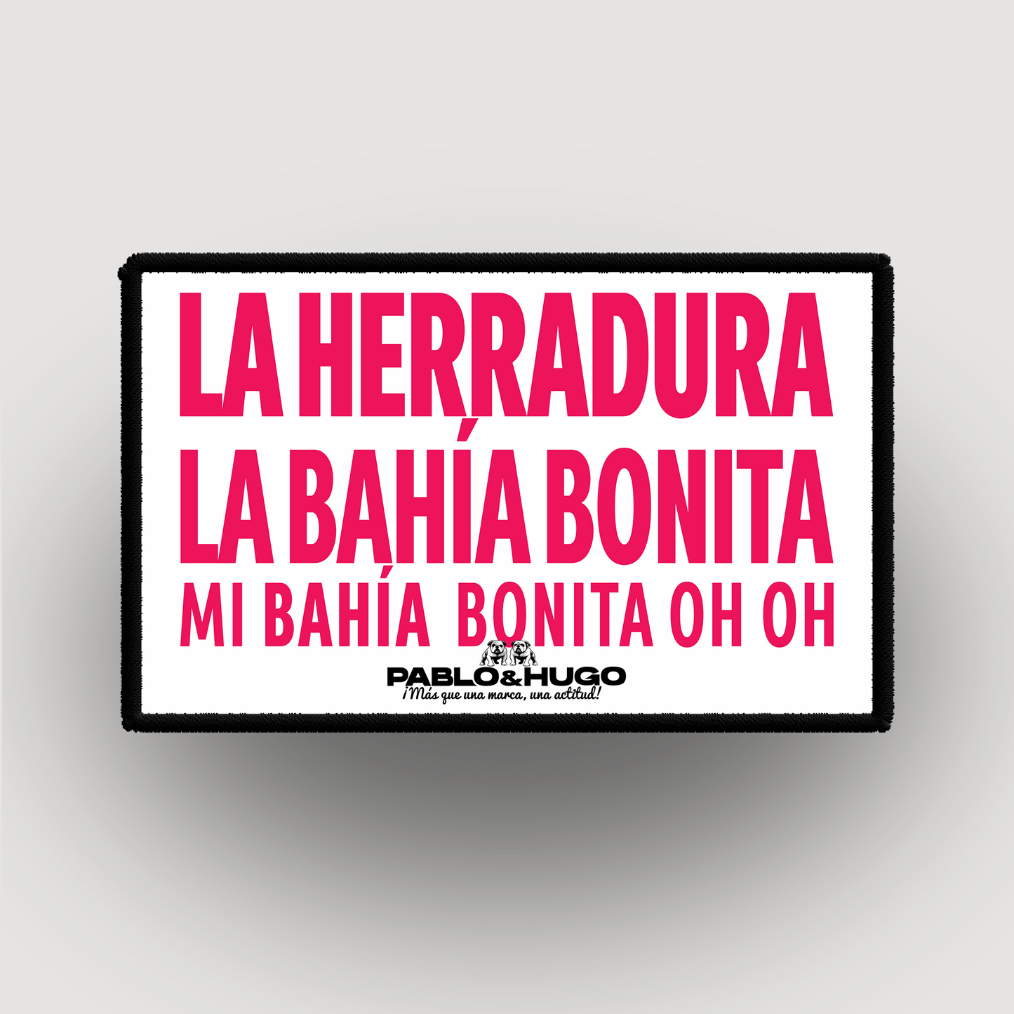 Parche Intercambiable | La Herradura | La Bahía Bonita | Pablo y Hugo