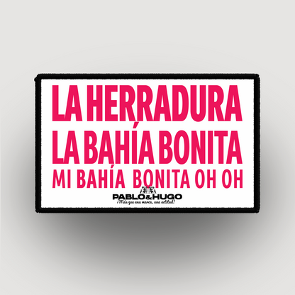 Parche Intercambiable | La Herradura | La Bahía Bonita | Pablo y Hugo