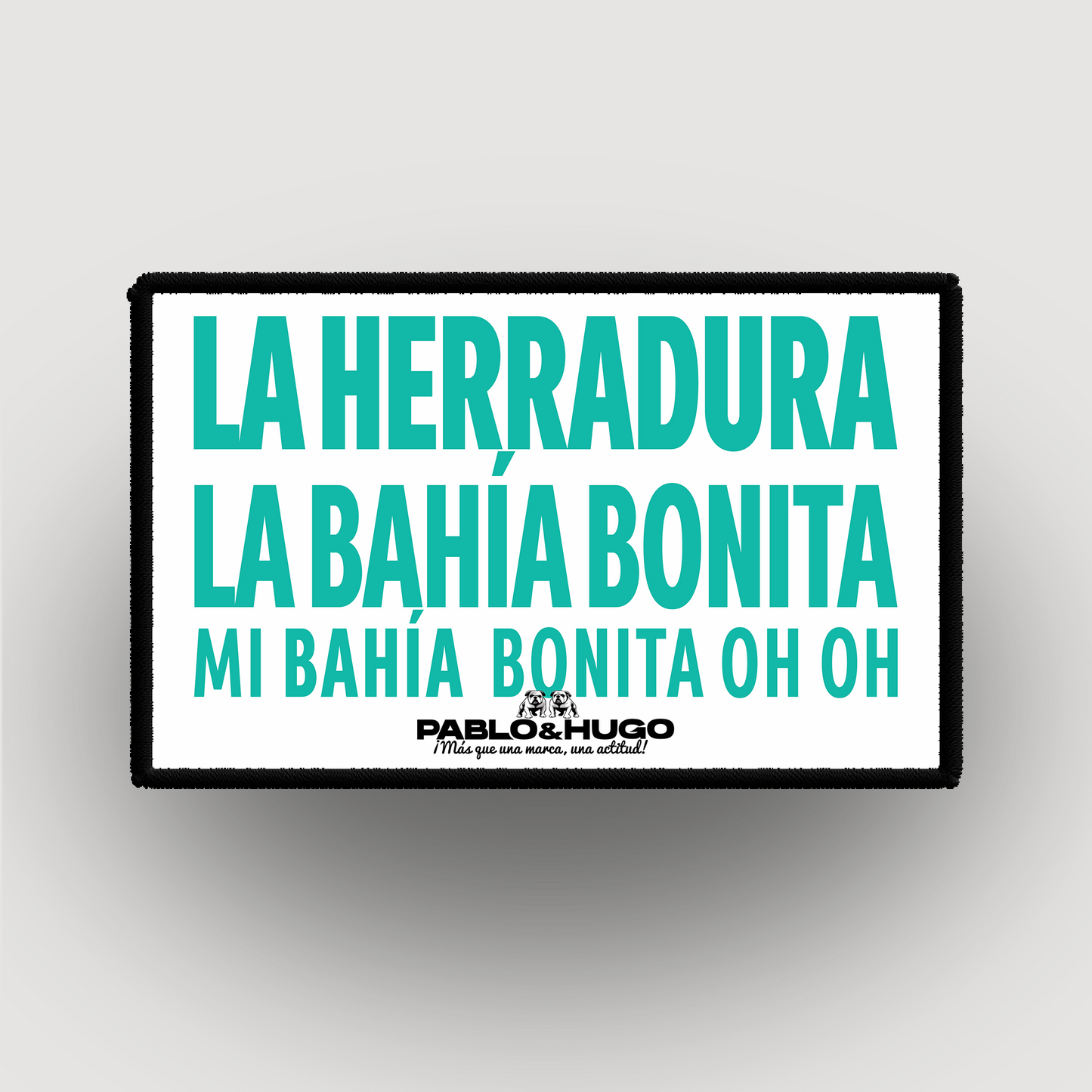 Parche Intercambiable | La Herradura | La Bahía Bonita | Pablo y Hugo