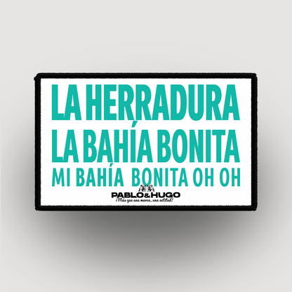 Parche Intercambiable | La Herradura | La Bahía Bonita | Pablo y Hugo