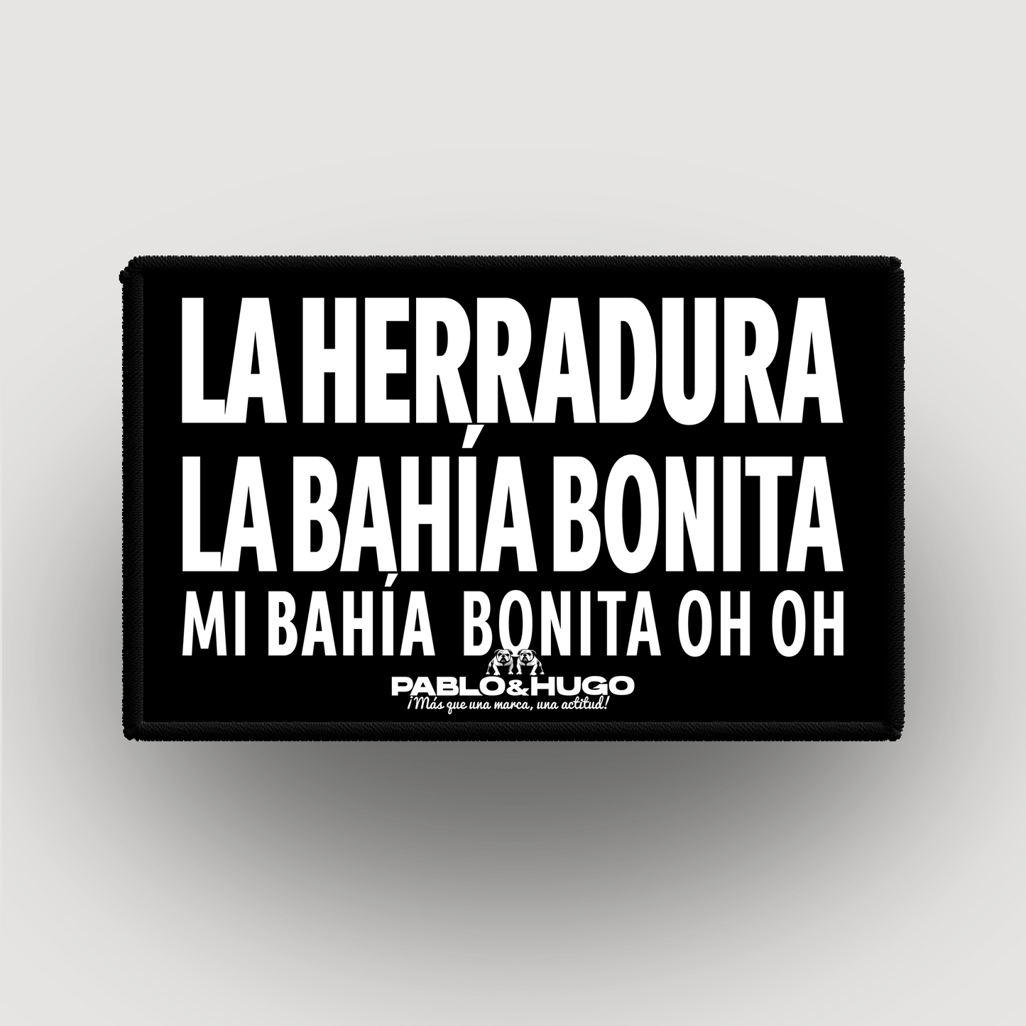 Parche Intercambiable | La Herradura | La Bahía Bonita | Pablo y Hugo