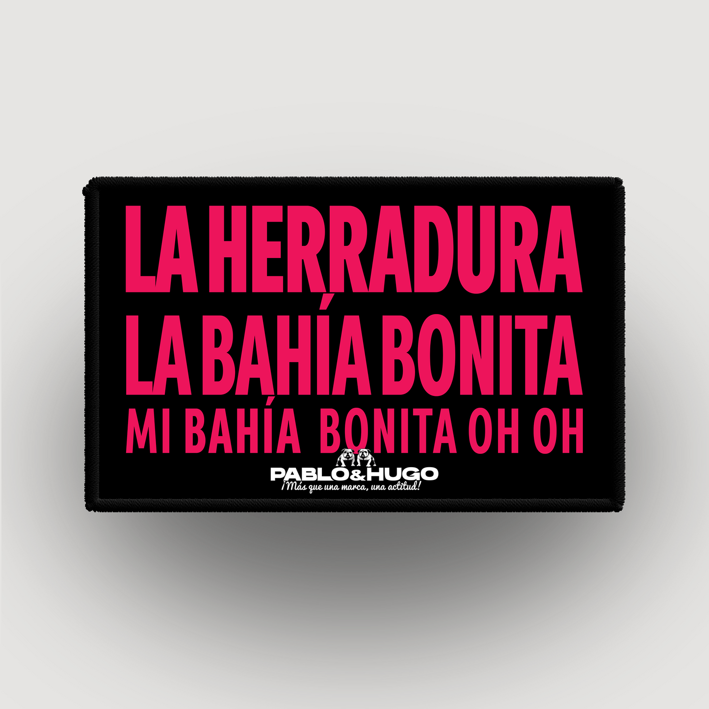 Parche Intercambiable | La Herradura | La Bahía Bonita | Pablo y Hugo