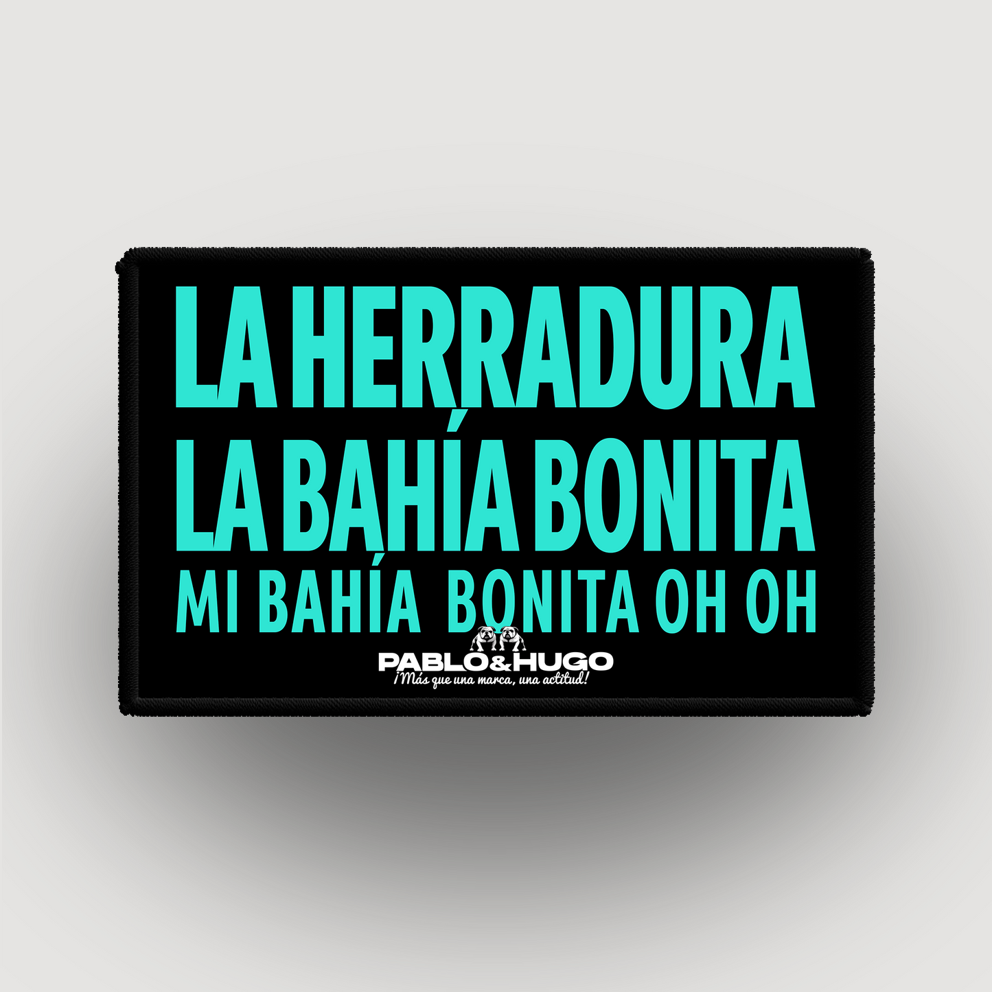 Parche Intercambiable | La Herradura | La Bahía Bonita | Pablo y Hugo