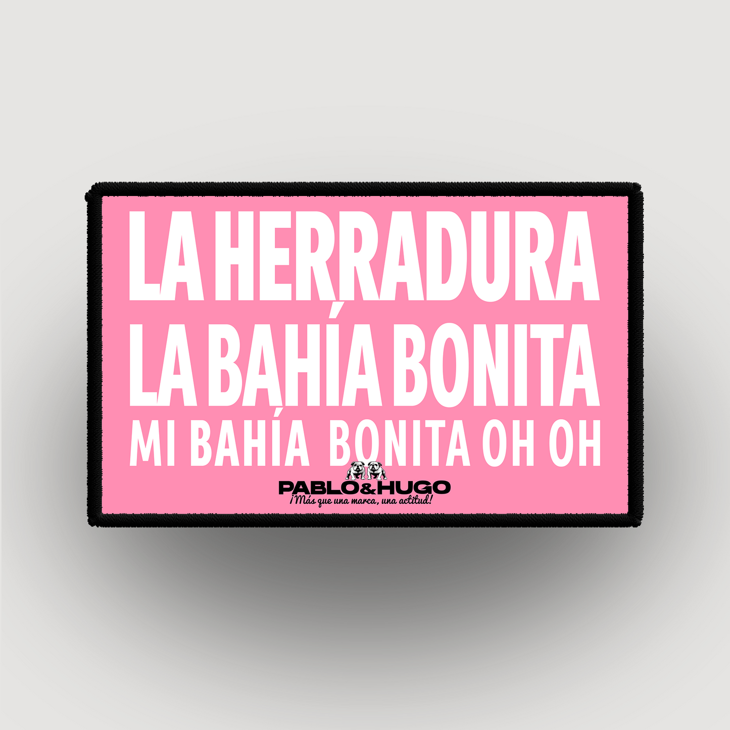 Parche Intercambiable | La Herradura | La Bahía Bonita | Pablo y Hugo