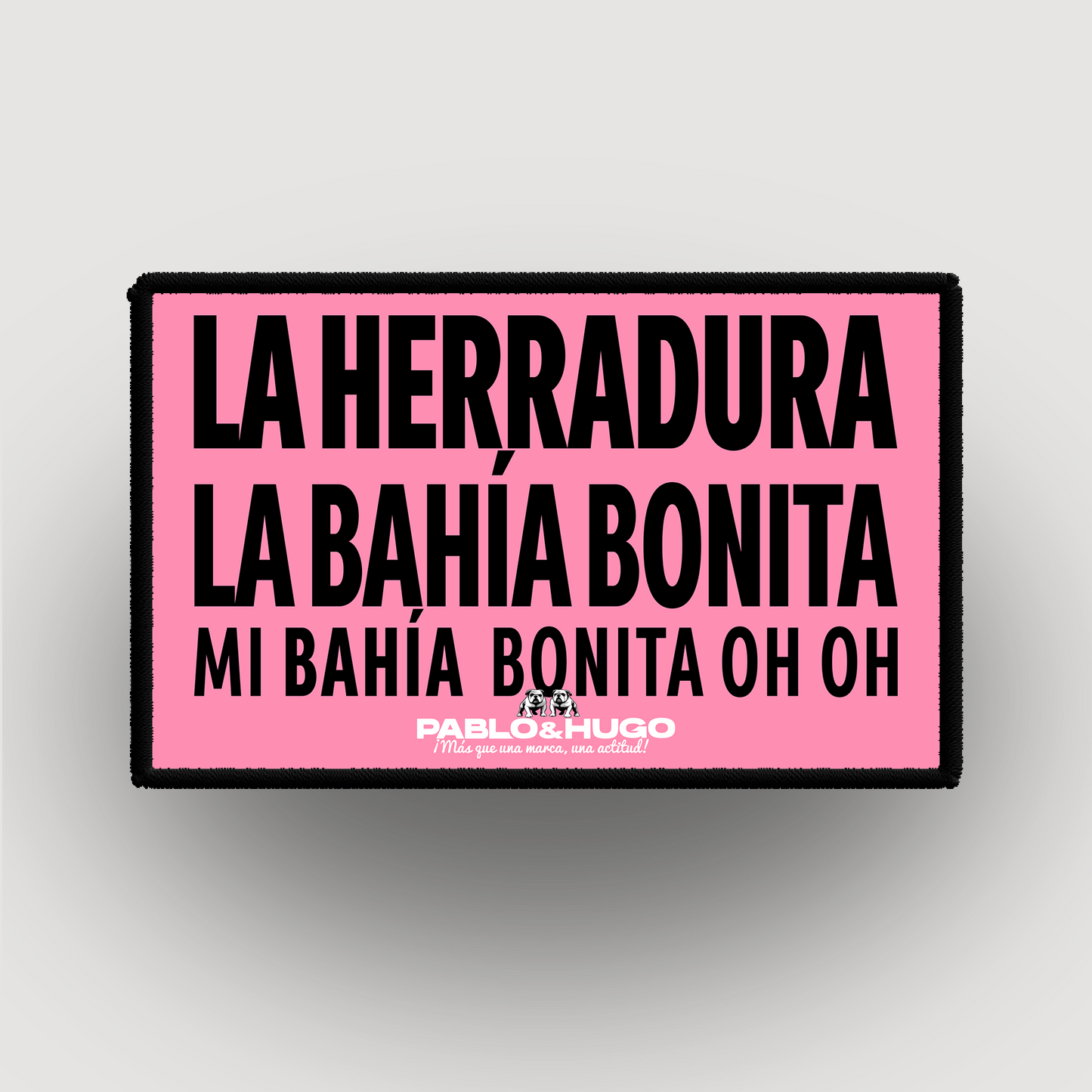 Parche Intercambiable | La Herradura | La Bahía Bonita | Pablo y Hugo