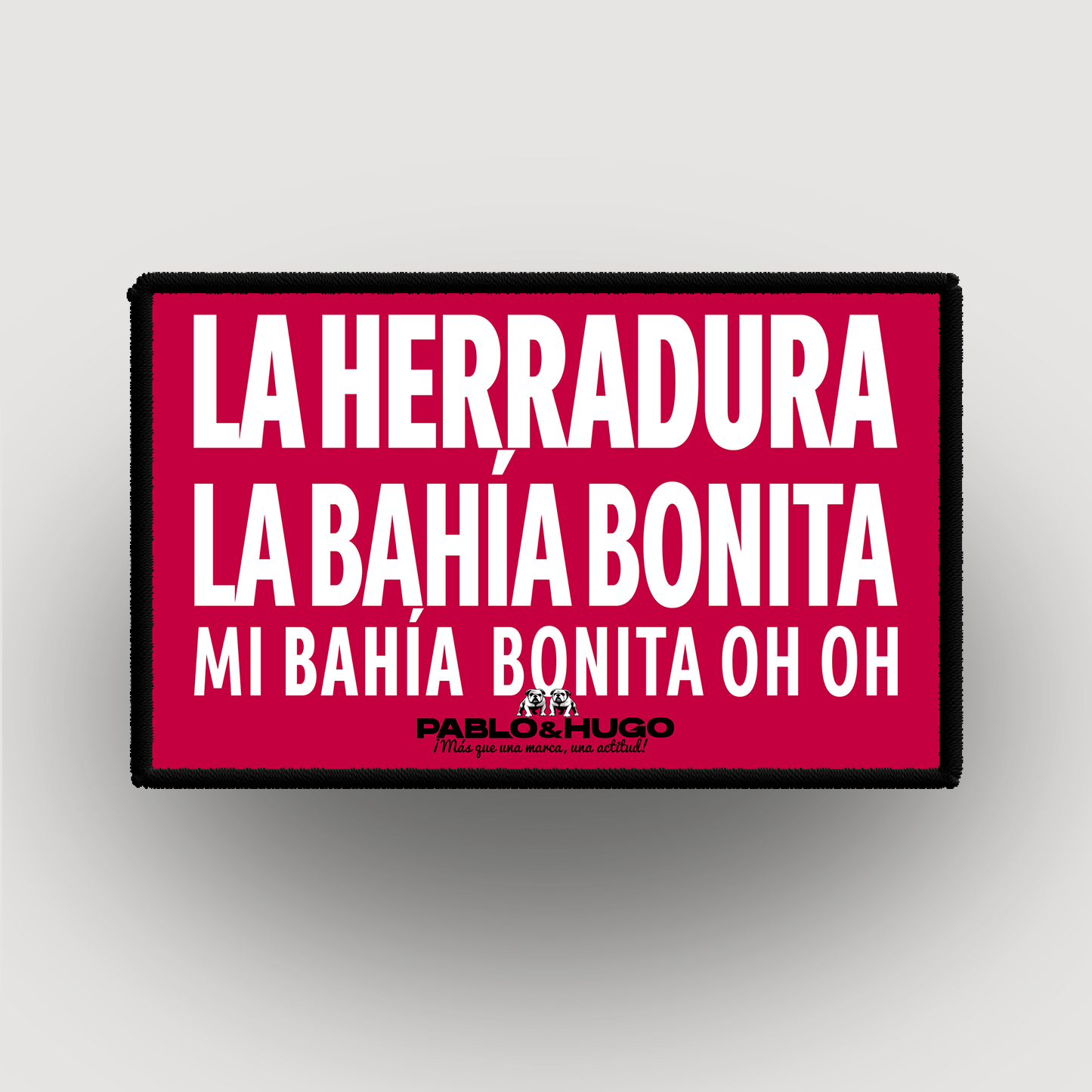 Parche Intercambiable | La Herradura | La Bahía Bonita | Pablo y Hugo