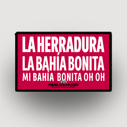 Parche Intercambiable | La Herradura | La Bahía Bonita | Pablo y Hugo